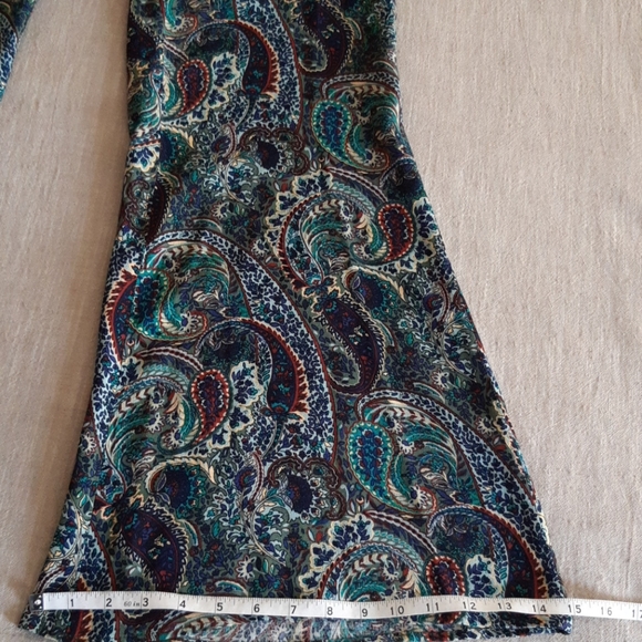 Zara Paisley Print Flared Pants - Picture 14 of 16